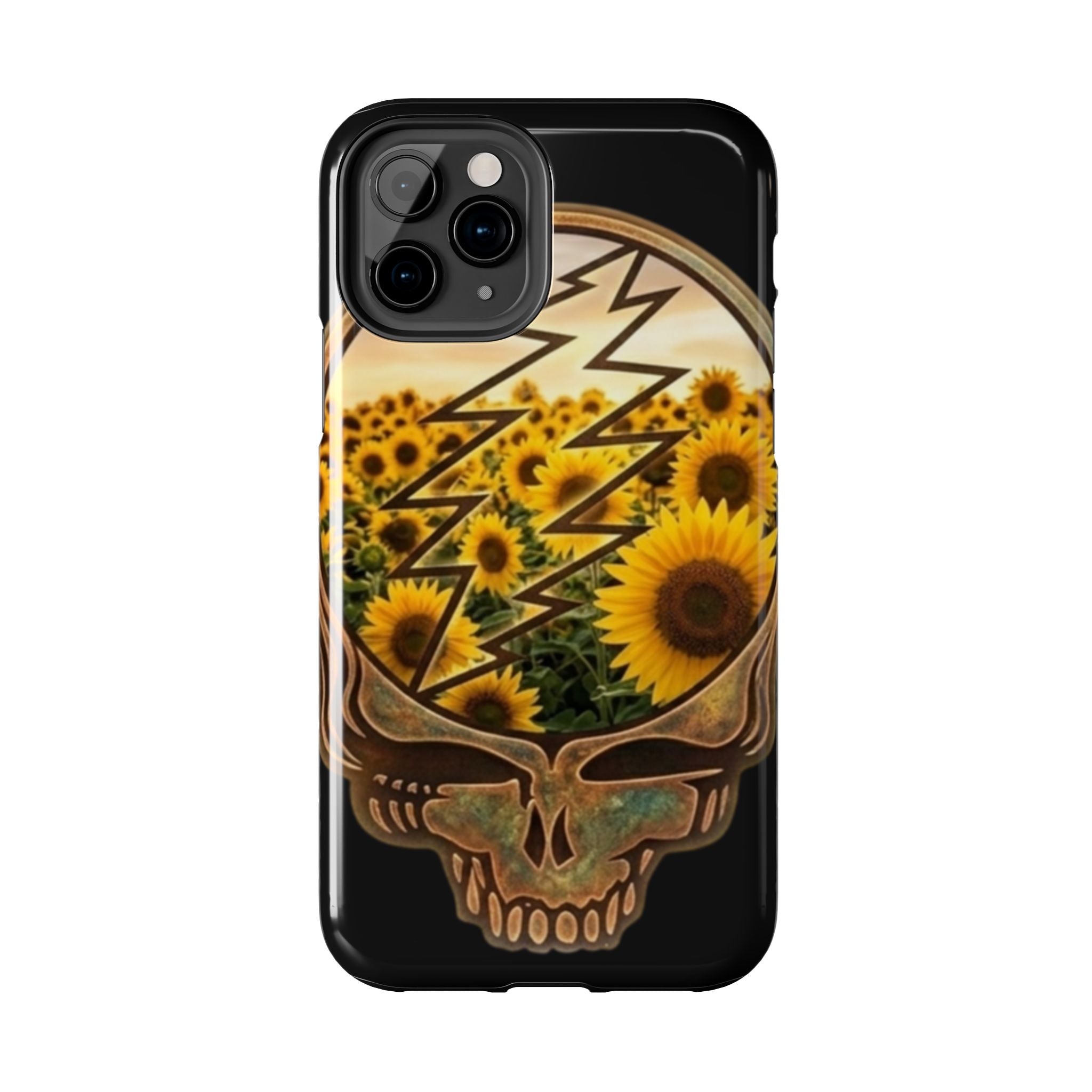 Sunflower Steal Your Face phone case | Grateful Dead inspired, Gift for. a deadhead