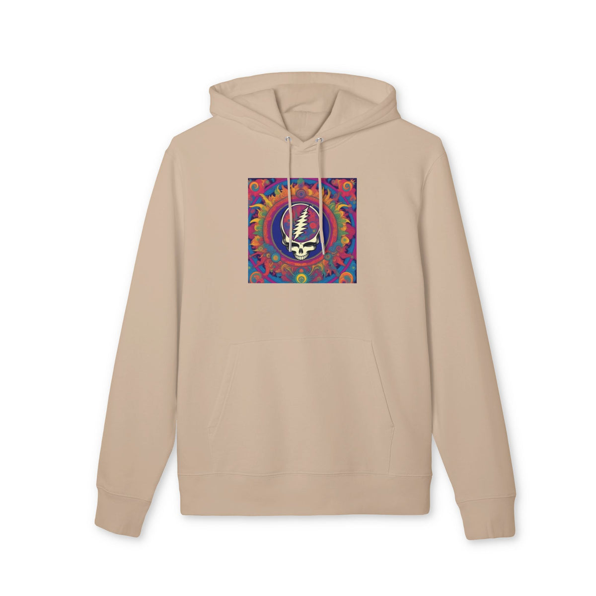 Psychedelic Steal Your Face hoodie | Grateful Dead skull lightning