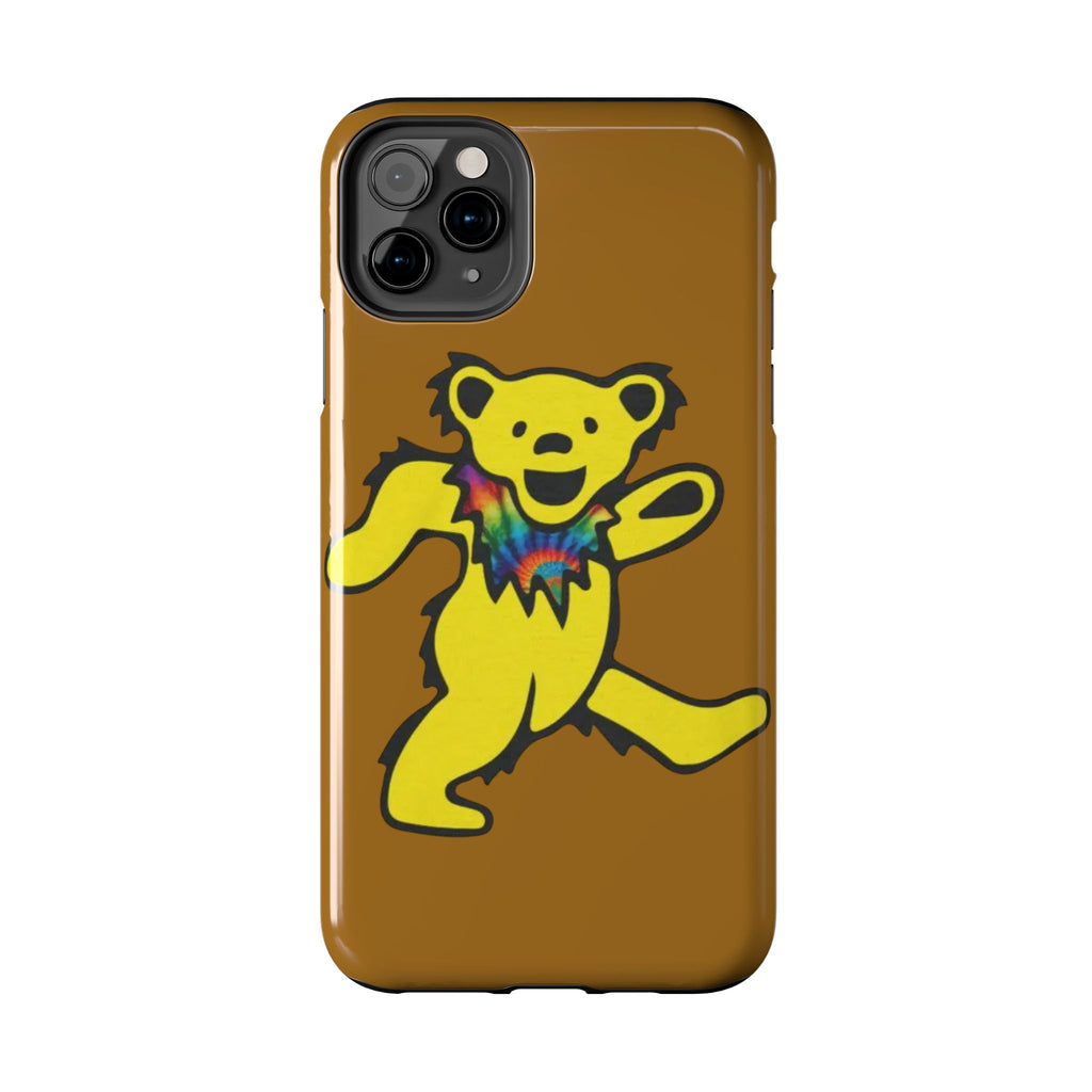 grateful dead Dancing Tie Dye Bear Phone Case | Tough Phone Case, gift for a deadhead