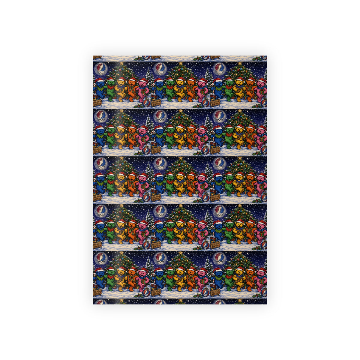 Grateful Dead  wrapping paper roll | Holiday Gift Wrap