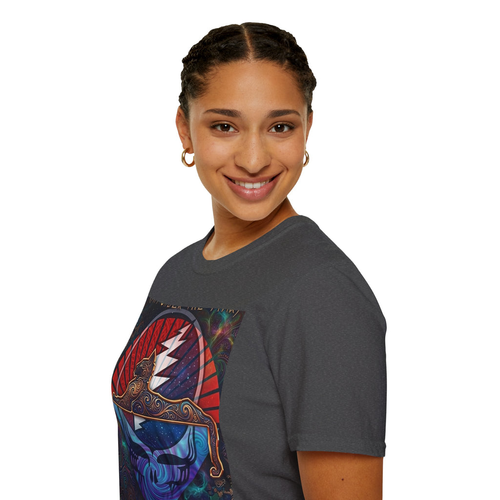 Steal Your Face Skull Lightning T-Shirt, gift for a deadhead  | Psychedelic Grateful Dead Tee