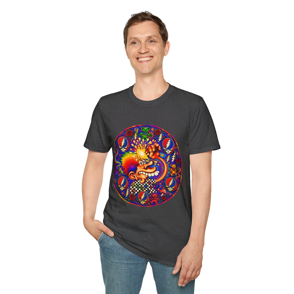 Psychedelic Ice cream man Grateful Dead  T-Shirt | Grateful Dead Inspired Tee