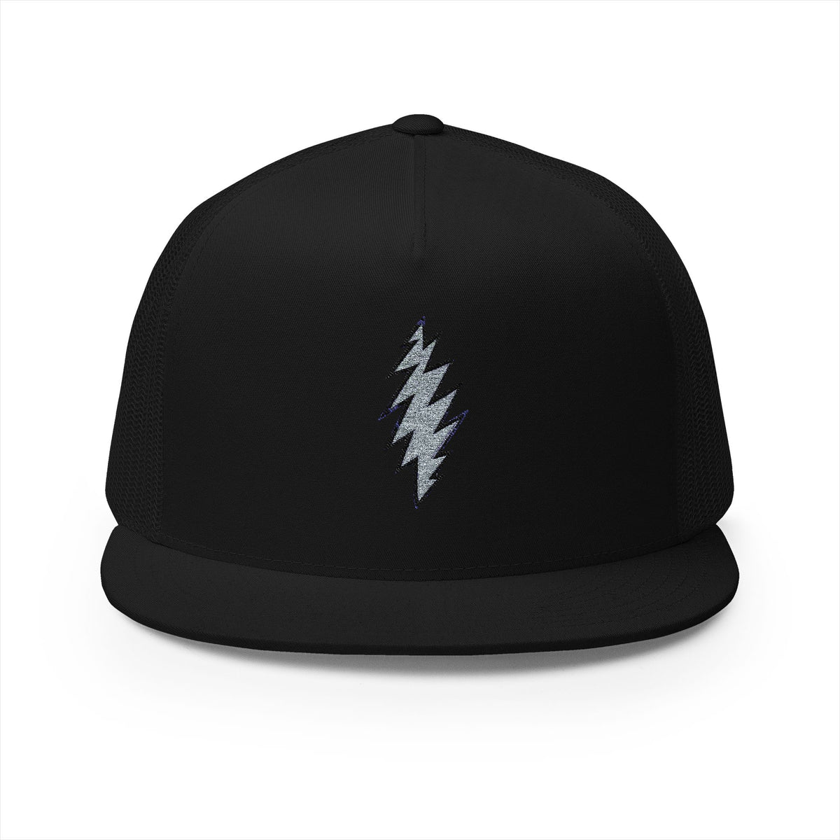 Embroidered Grateful Dead 5 Panel Trucker Cap, Festival Hat, Music Lover Gift, Retro Dad Cap, Boho Hippie Headwear