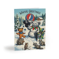 Winter Greetings Grateful Dead Bears Holiday Cards | Greeting Card gift for deadhead