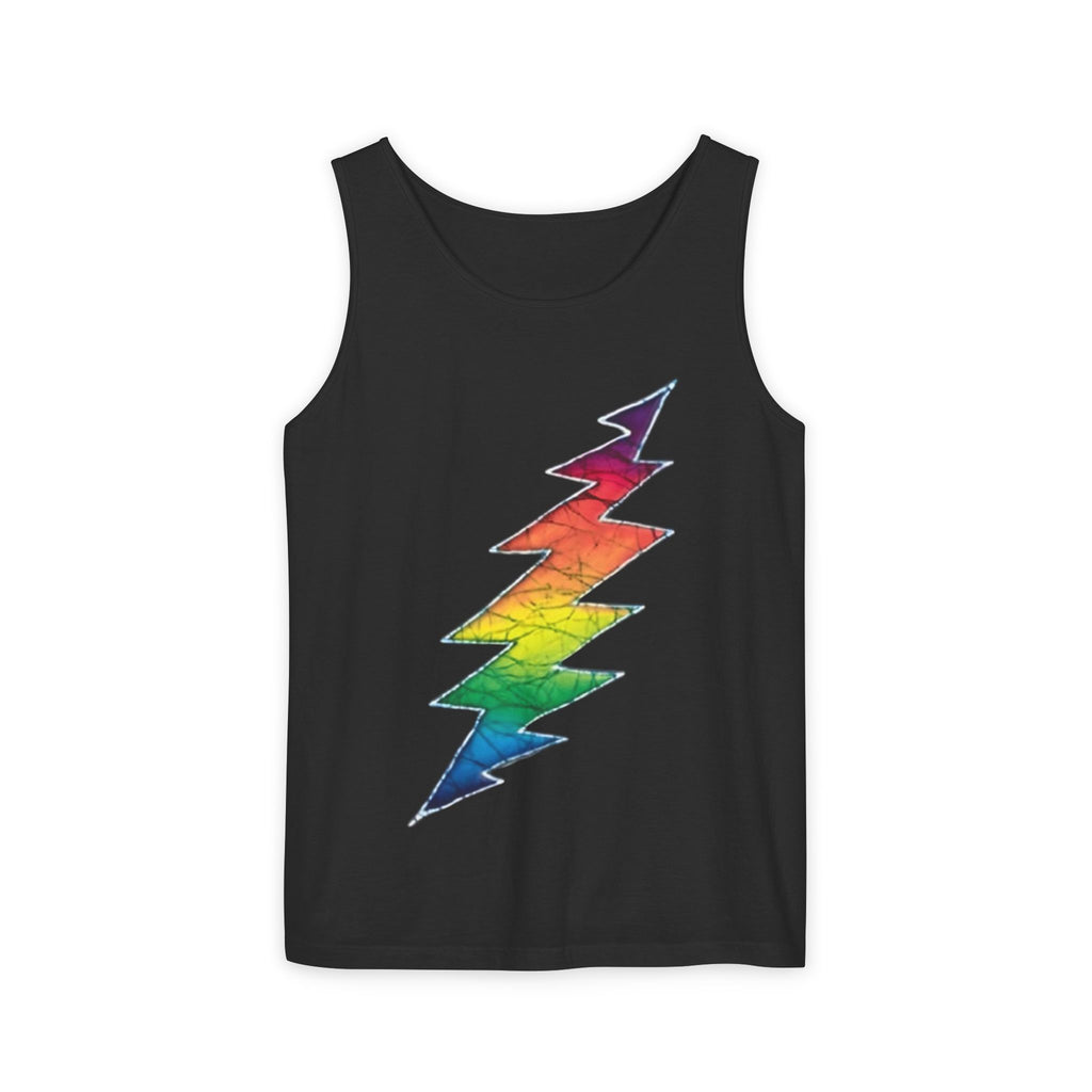 Rainbow Lightning Bolt Tank Top | Grateful Dead Graphic