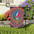 Psychedelic Steal Your Face Skull Garden Flag | House Banner