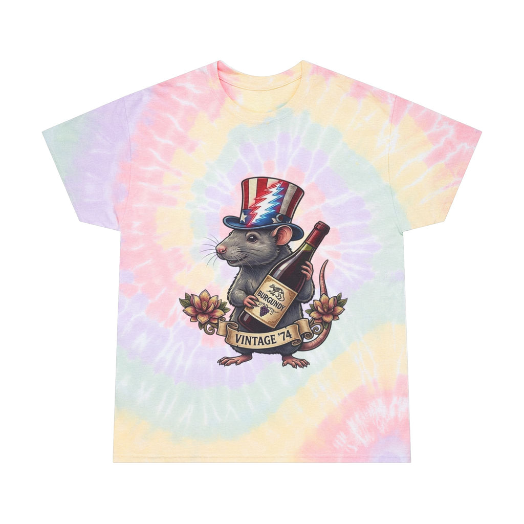Grateful Dead Wharf Rat Tee | Tie-Dye Spiral, gift for deadhead, him, her, dad, mom, weir all here