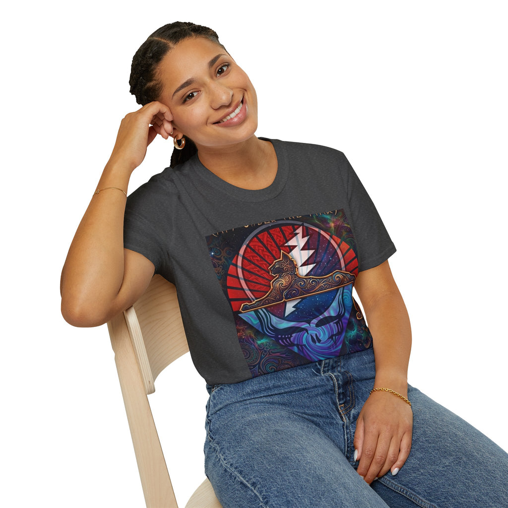 Steal Your Face Skull Lightning T-Shirt, gift for a deadhead  | Psychedelic Grateful Dead Tee