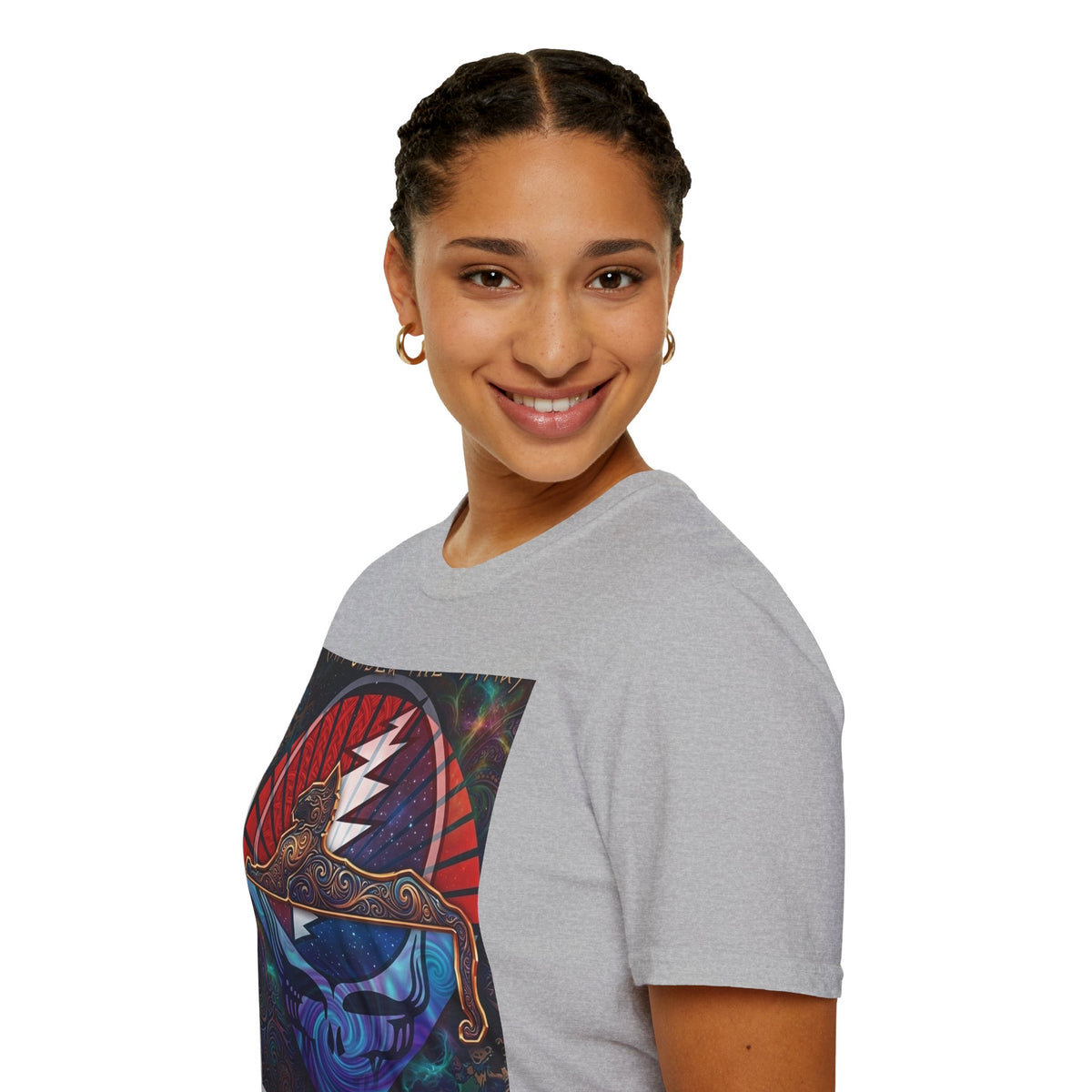 Steal Your Face Skull Lightning T-Shirt, gift for a deadhead  | Psychedelic Grateful Dead Tee
