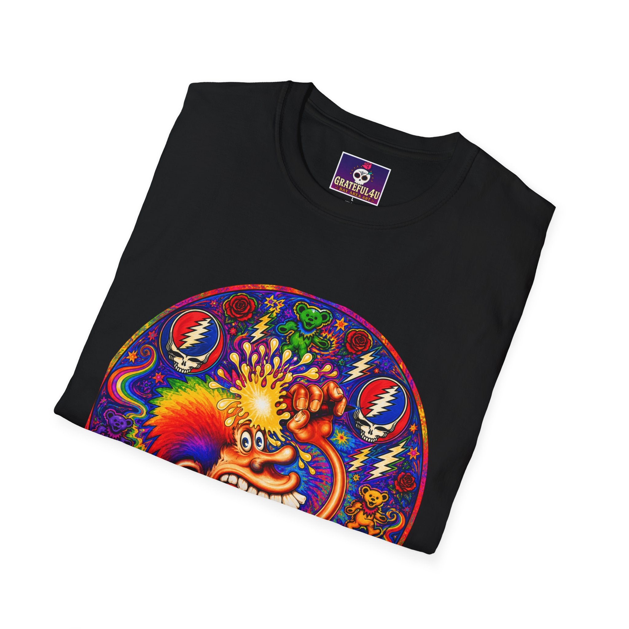 Psychedelic Ice cream man Grateful Dead  T-Shirt | Grateful Dead Inspired Tee