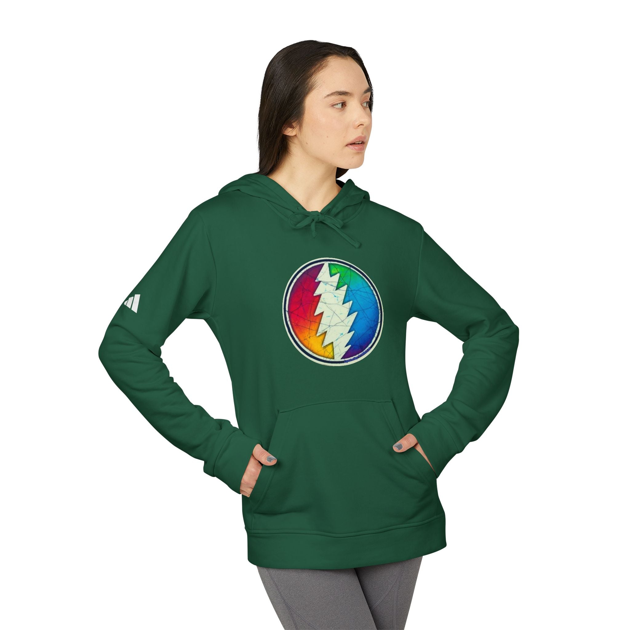 Rainbow Lightning Bolt hoodie | Grateful Dead inspired sweatshirt, gift for a deadhead