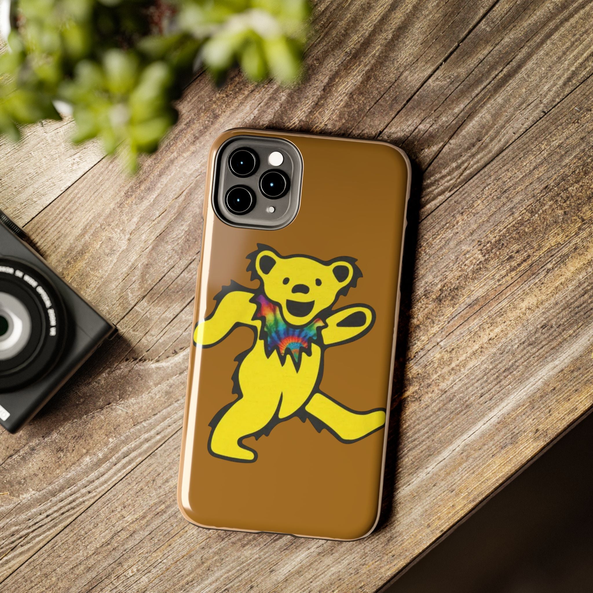 grateful dead Dancing Tie Dye Bear Phone Case | Tough Phone Case, gift for a deadhead