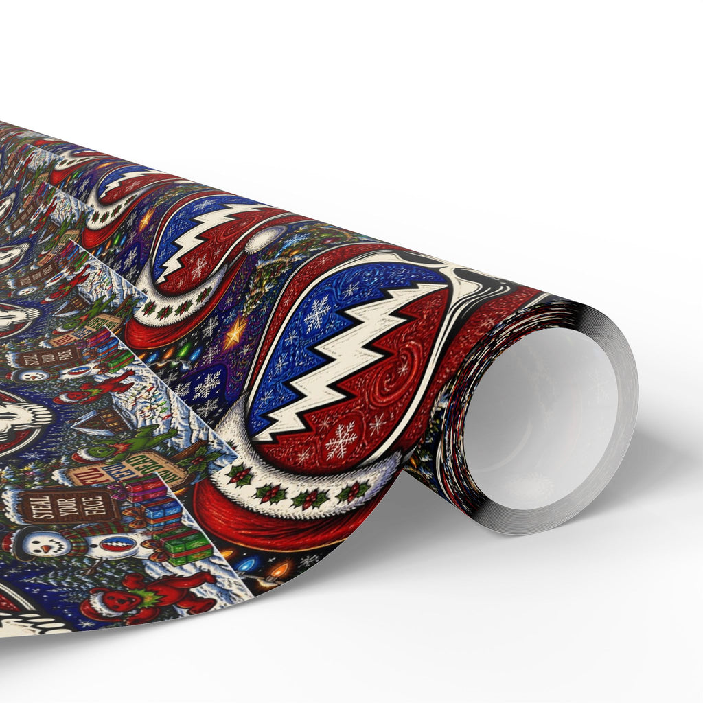 Snowman Ornament Pattern Wrapping Paper | Holiday Christmas Wrap Roll