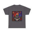 Psychedelic Steal Your Face Skull T-Shirt | Colorful Lightning Rose Grateful Dead Tee