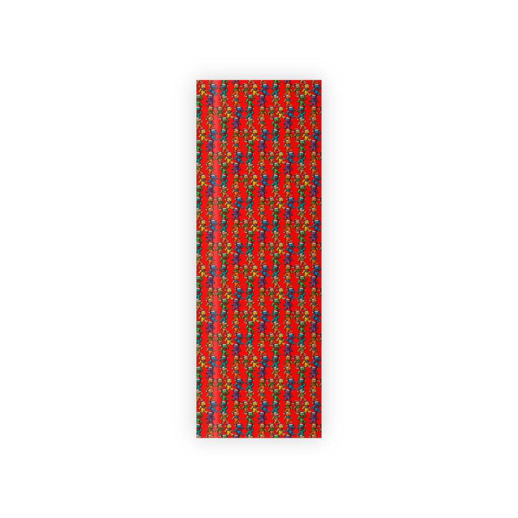 Colorful Dancers Pattern Gift Wrap Roll | Wrapping Paper, Grateful Dead inspired
