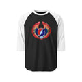 Grateful Dead Steal Your Face Wings Raglan Shirt | 3/4 Sleeve Baseball Tee