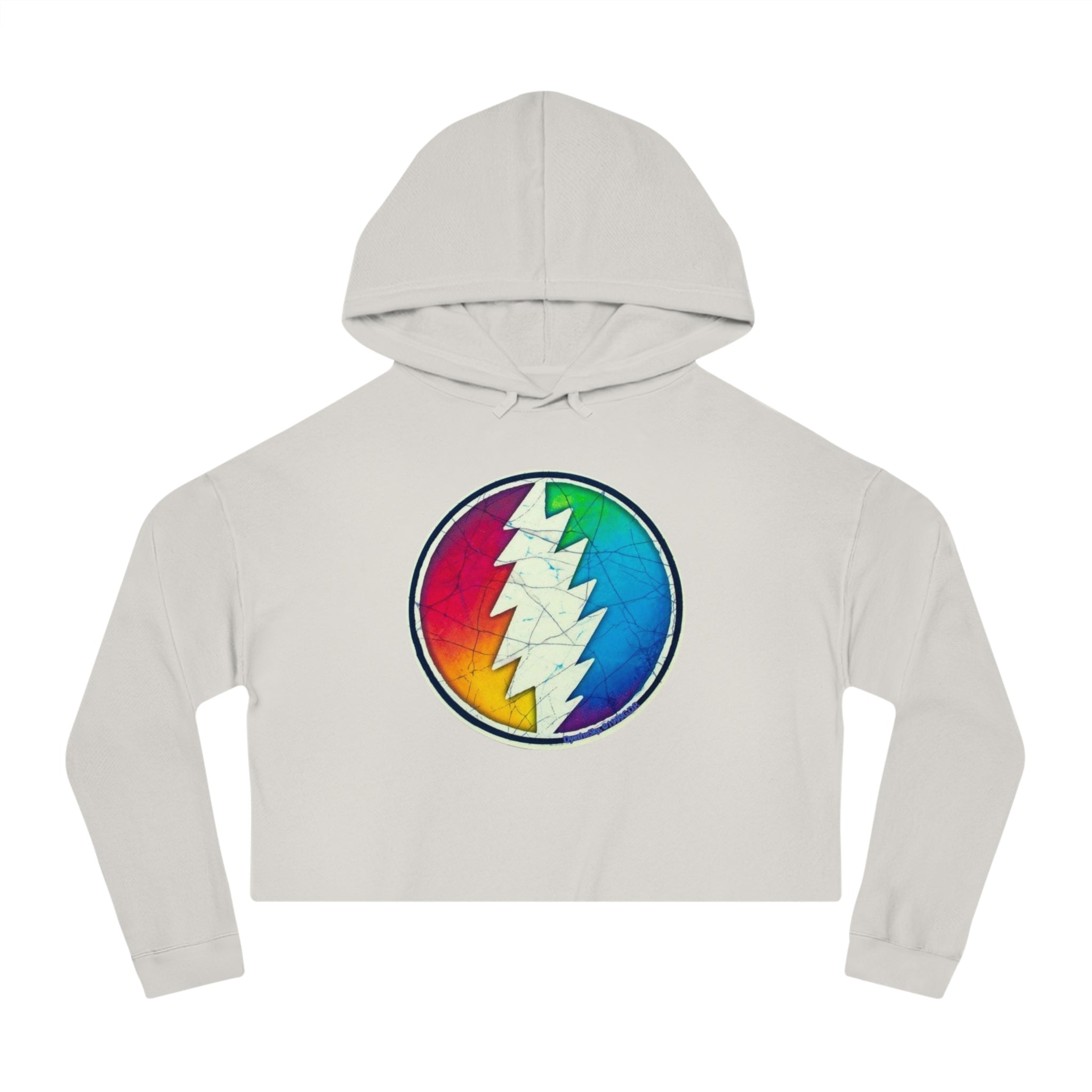 Grateful Dead Bears Cropped Hooded Sweatshirt | Vintage Band Hoodie