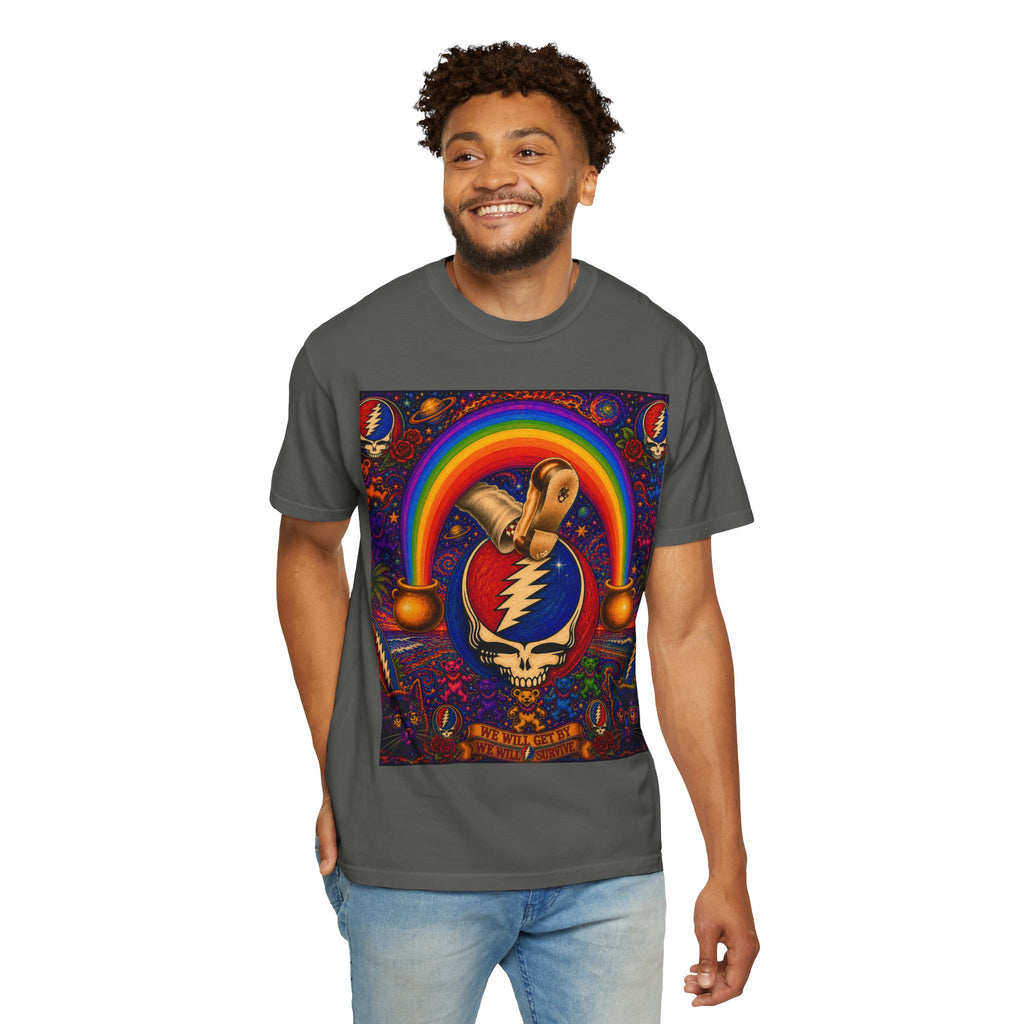 Steal Your Face Skull with RainbowT-Shirt | Psychedelic Rock Tee