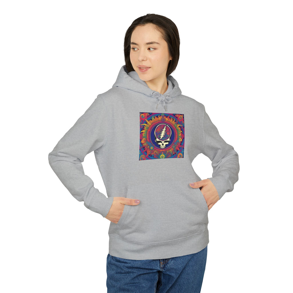 Psychedelic Steal Your Face hoodie | Grateful Dead skull lightning