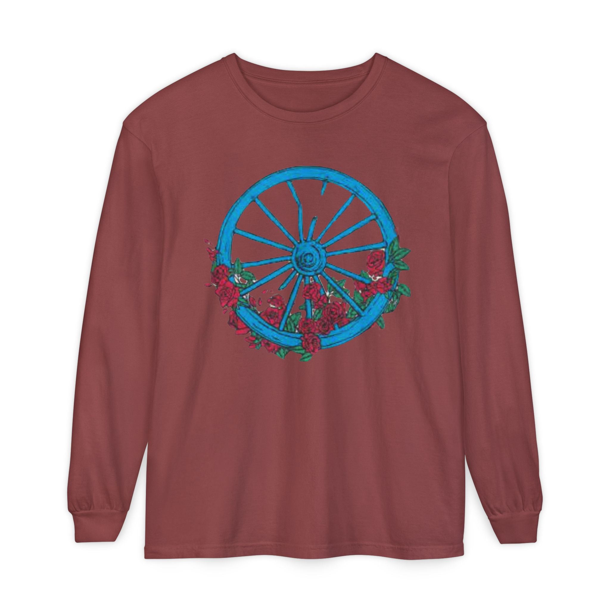 Grateful Dead  Long Sleeve Tee | Floral Western Graphic