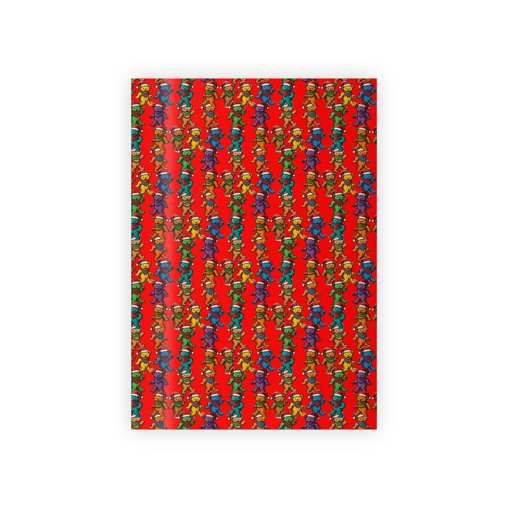 Colorful Dancers Pattern Gift Wrap Roll | Wrapping Paper, Grateful Dead inspired