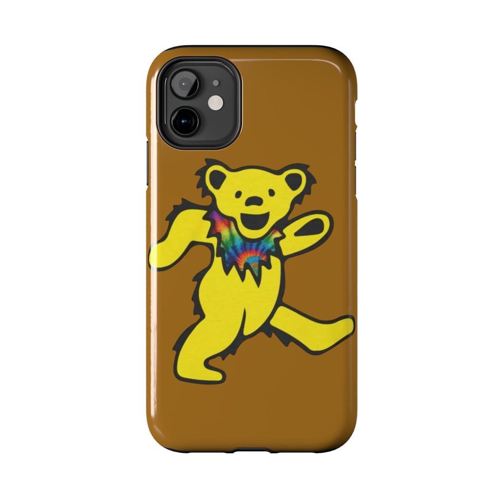 grateful dead Dancing Tie Dye Bear Phone Case | Tough Phone Case, gift for a deadhead