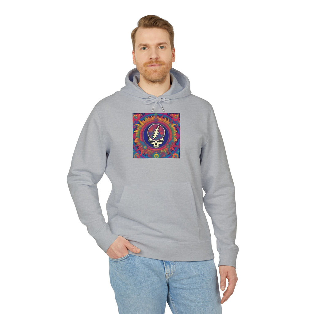 Psychedelic Steal Your Face hoodie | Grateful Dead skull lightning