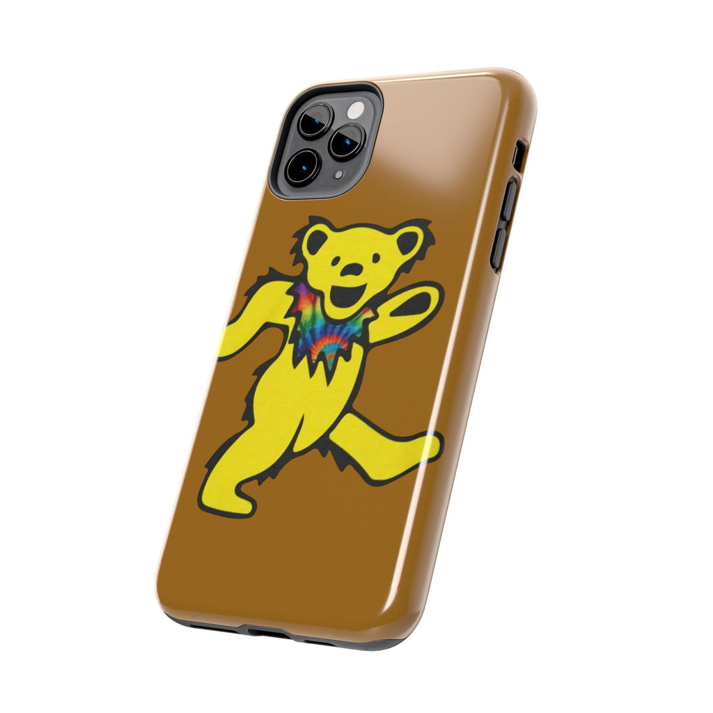 grateful dead Dancing Tie Dye Bear Phone Case | Tough Phone Case, gift for a deadhead
