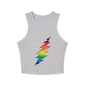 Grateful Dead Rainbow Lightning Bolt Tank Top | Pride Rock Music Graphic