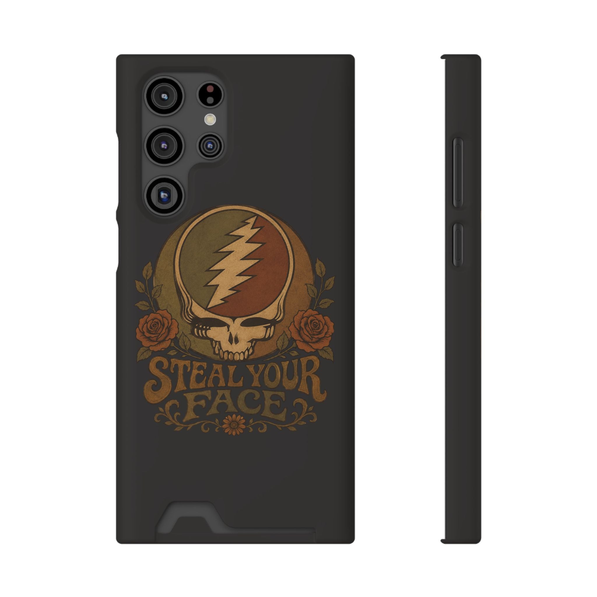 Steal Your Face skull lightning emblem Phone Case