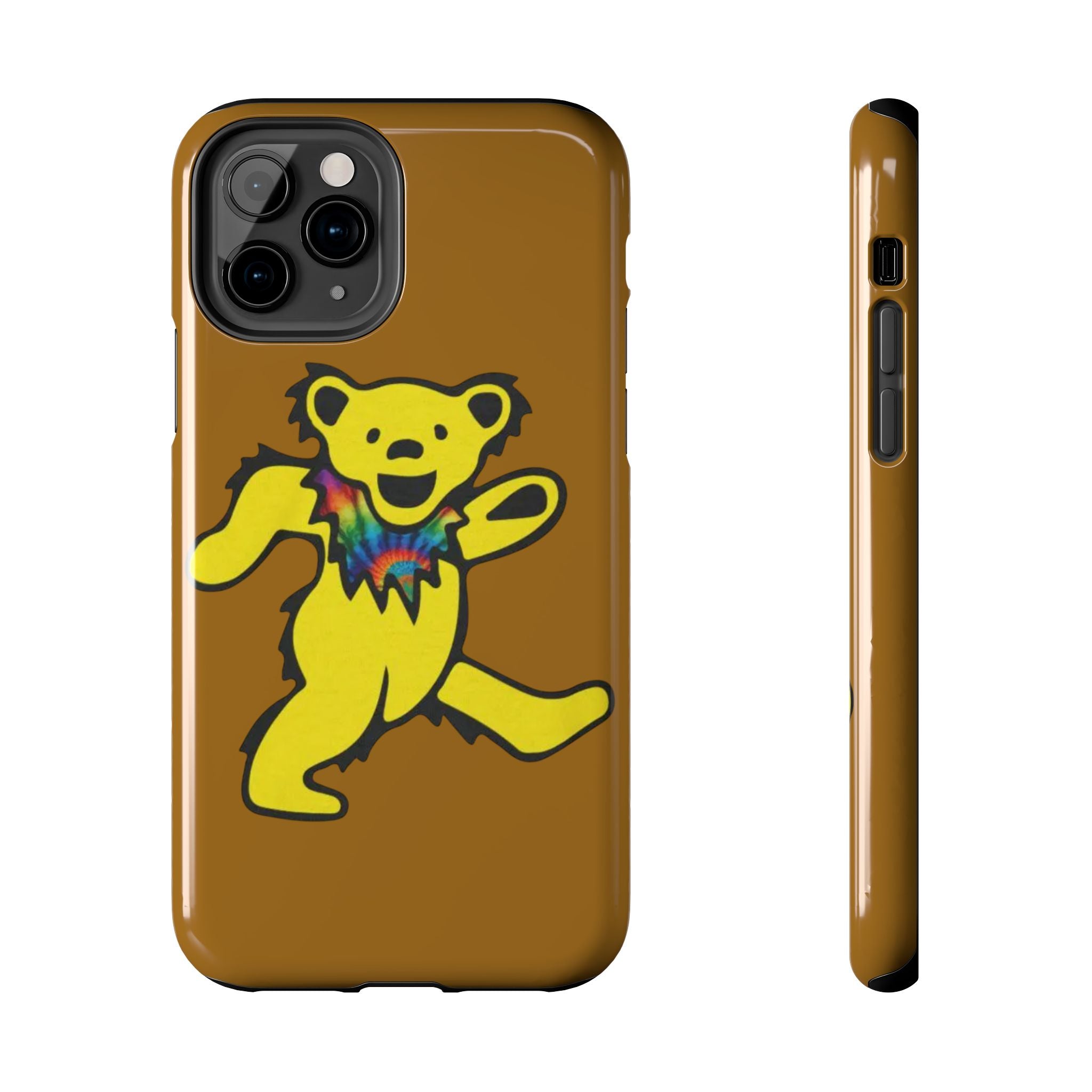 grateful dead Dancing Tie Dye Bear Phone Case | Tough Phone Case, gift for a deadhead