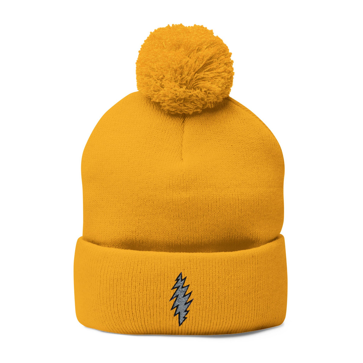 grateful dead Cozy Pom-Pom Knit Cap with Embroidered Design, Winter Hat, Gift for Him/Her, Cute Beanie, Stylish Accessory