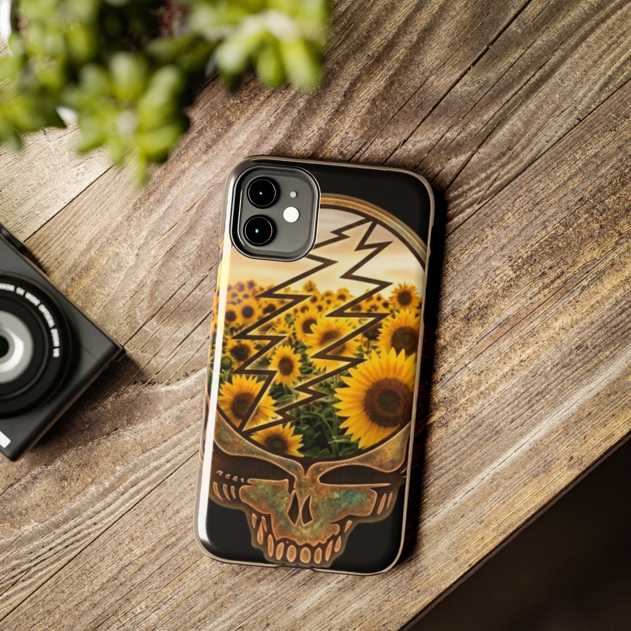 Sunflower Steal Your Face phone case | Grateful Dead inspired, Gift for. a deadhead