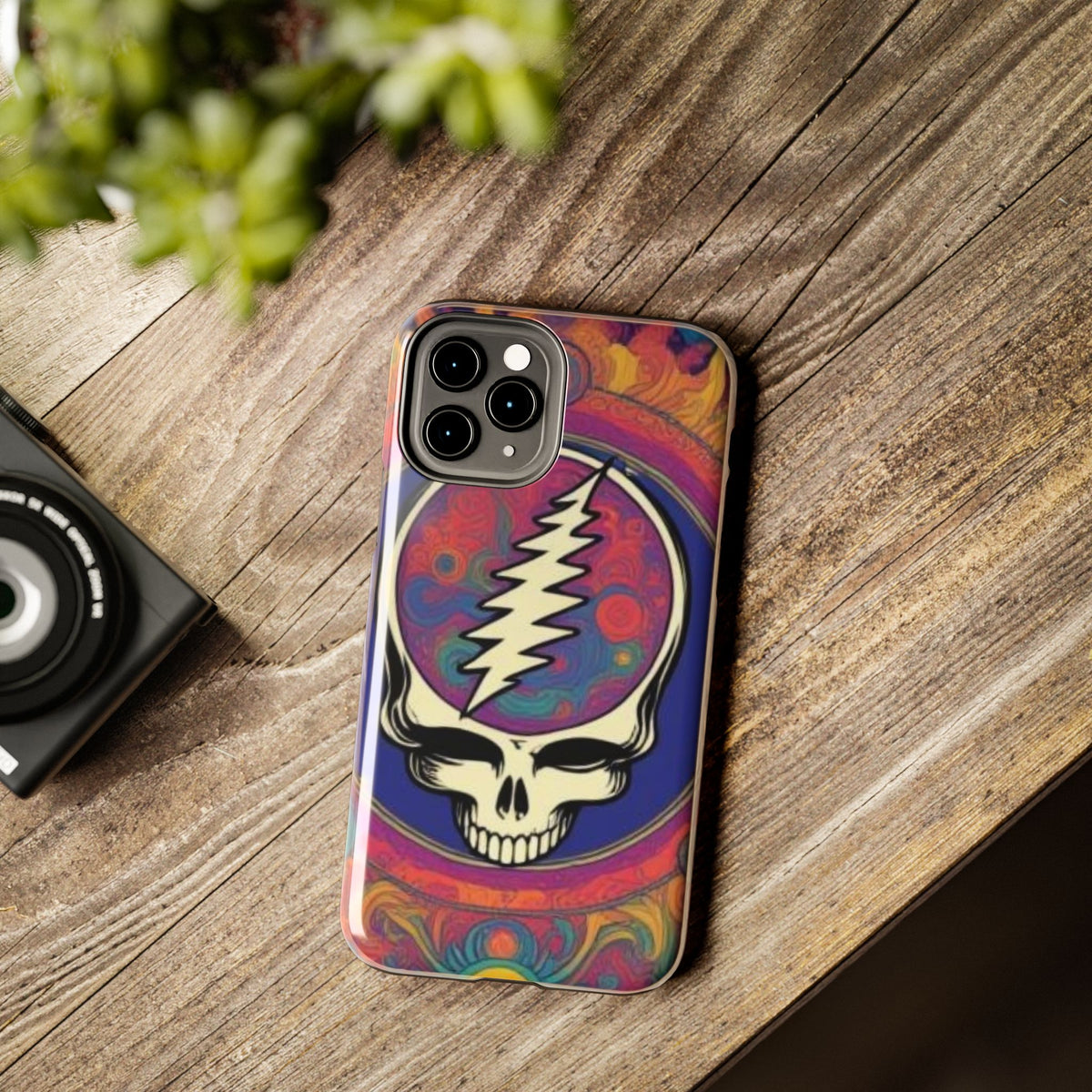 Steal Your Face Skull lightning bolt Phone Case | Protective iPhone cover