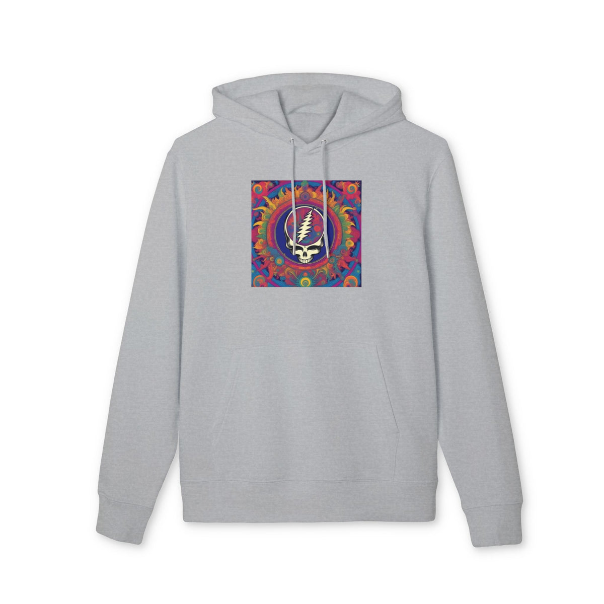 Psychedelic Steal Your Face hoodie | Grateful Dead skull lightning