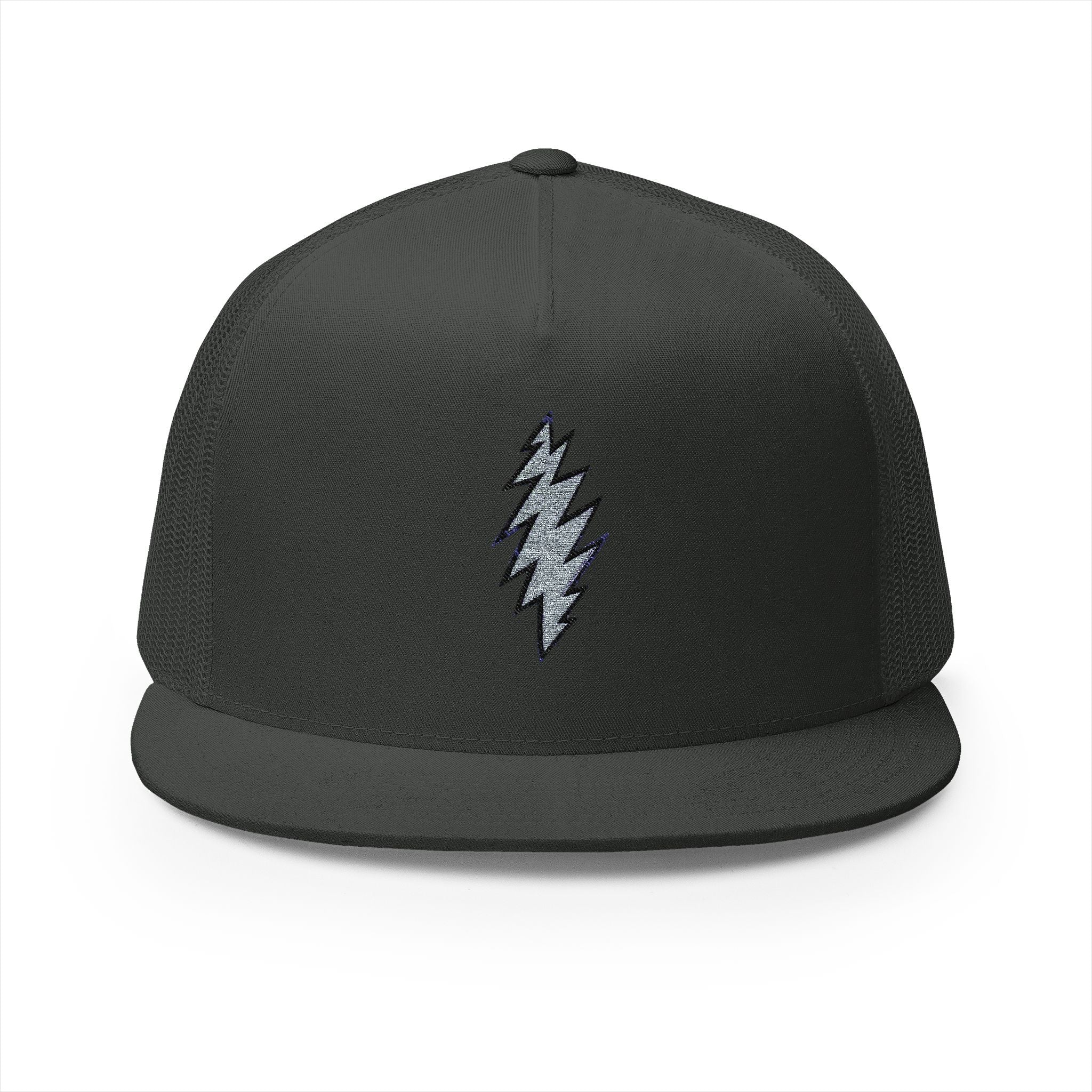 Embroidered Grateful Dead 5 Panel Trucker Cap, Festival Hat, Music Lover Gift, Retro Dad Cap, Boho Hippie Headwear