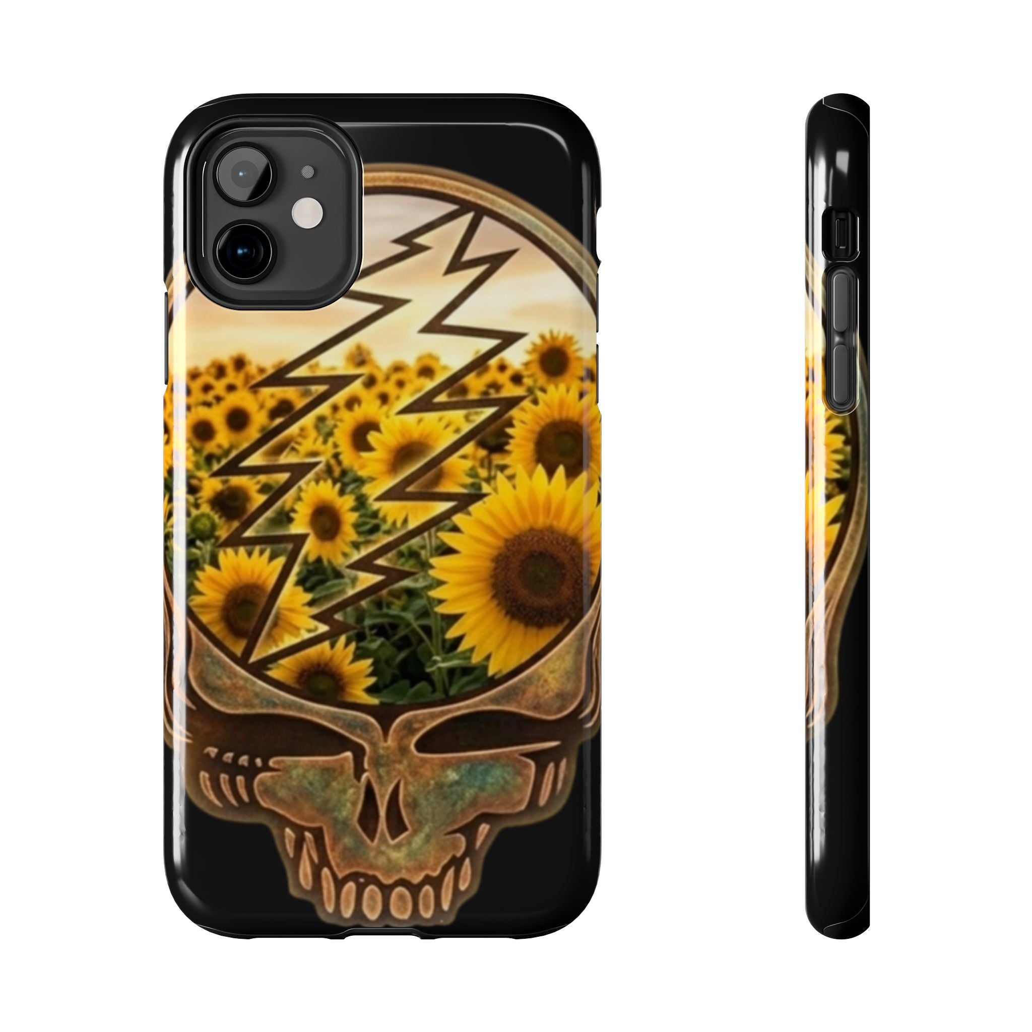 Sunflower Steal Your Face phone case | Grateful Dead inspired, Gift for. a deadhead