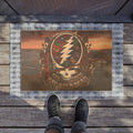 Grateful Dead Steal Your Face Skull Doormat | San Francisco Bay Areacrest, gift for a deadhead