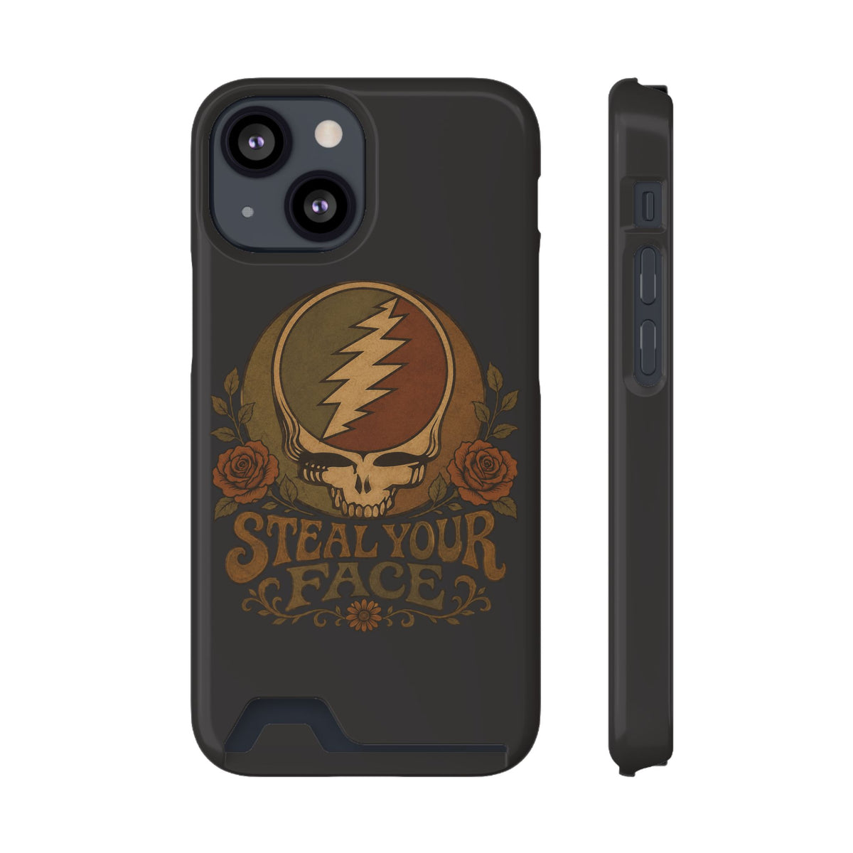 Steal Your Face skull lightning emblem Phone Case