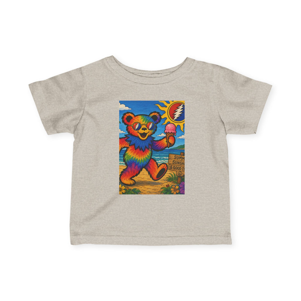 Rainbow Dancing Bear tee | Infant Tee grateful dead