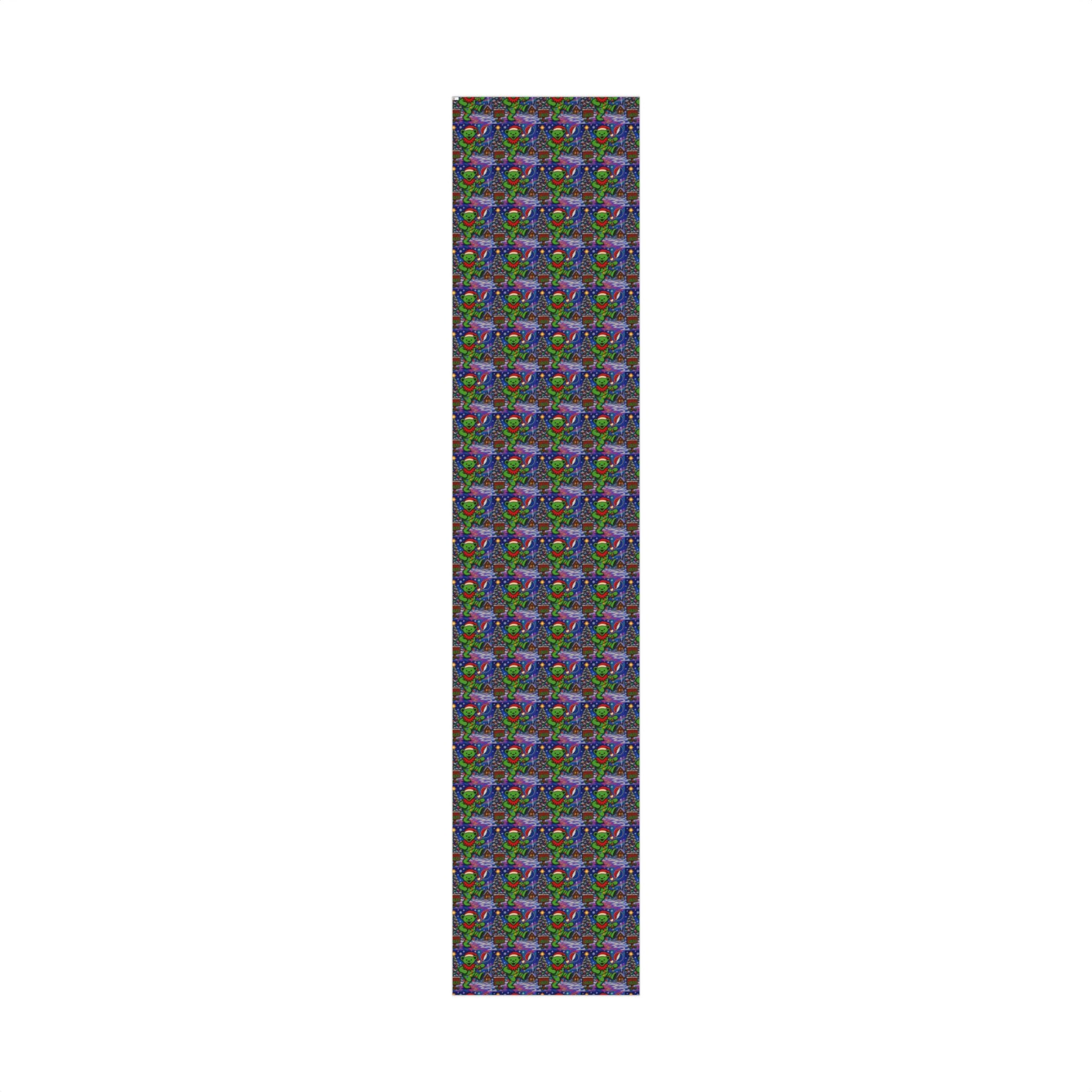 Grateful Dead Bear Christmas wrapping paper | Gift Wrap Papers