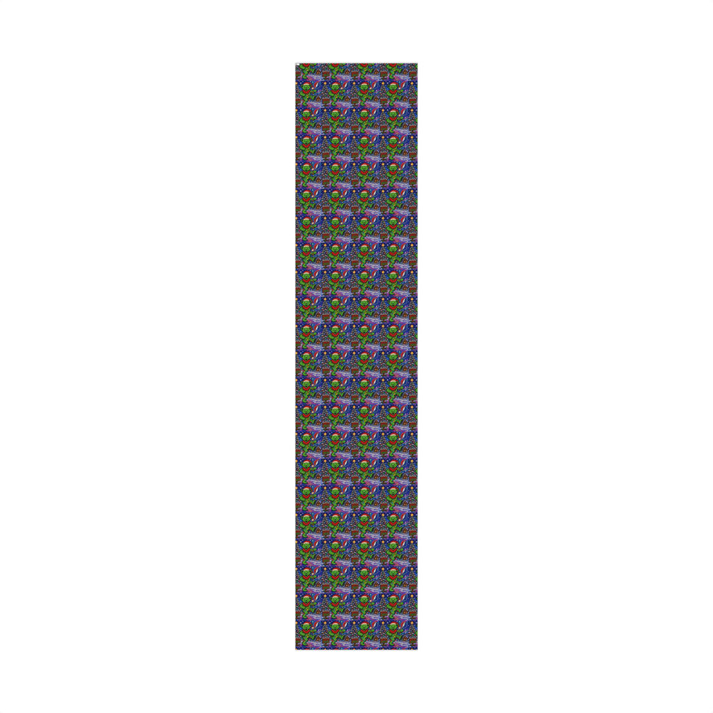 Grateful Dead Bear Christmas wrapping paper | Gift Wrap Papers