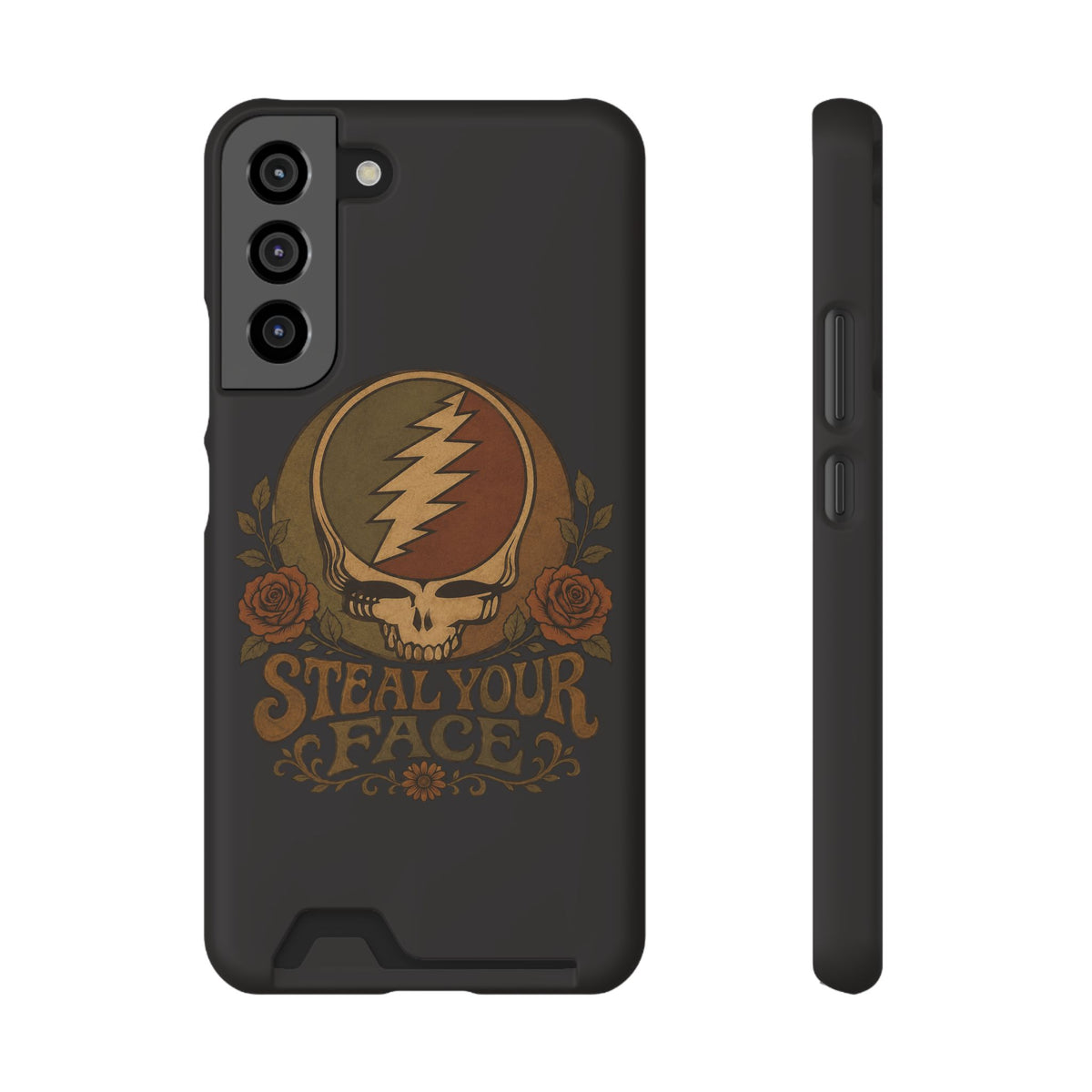 Steal Your Face skull lightning emblem Phone Case