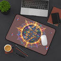 Psychedelic Lightning Skull Mandala Desk Mat | Grateful Dead Inspired