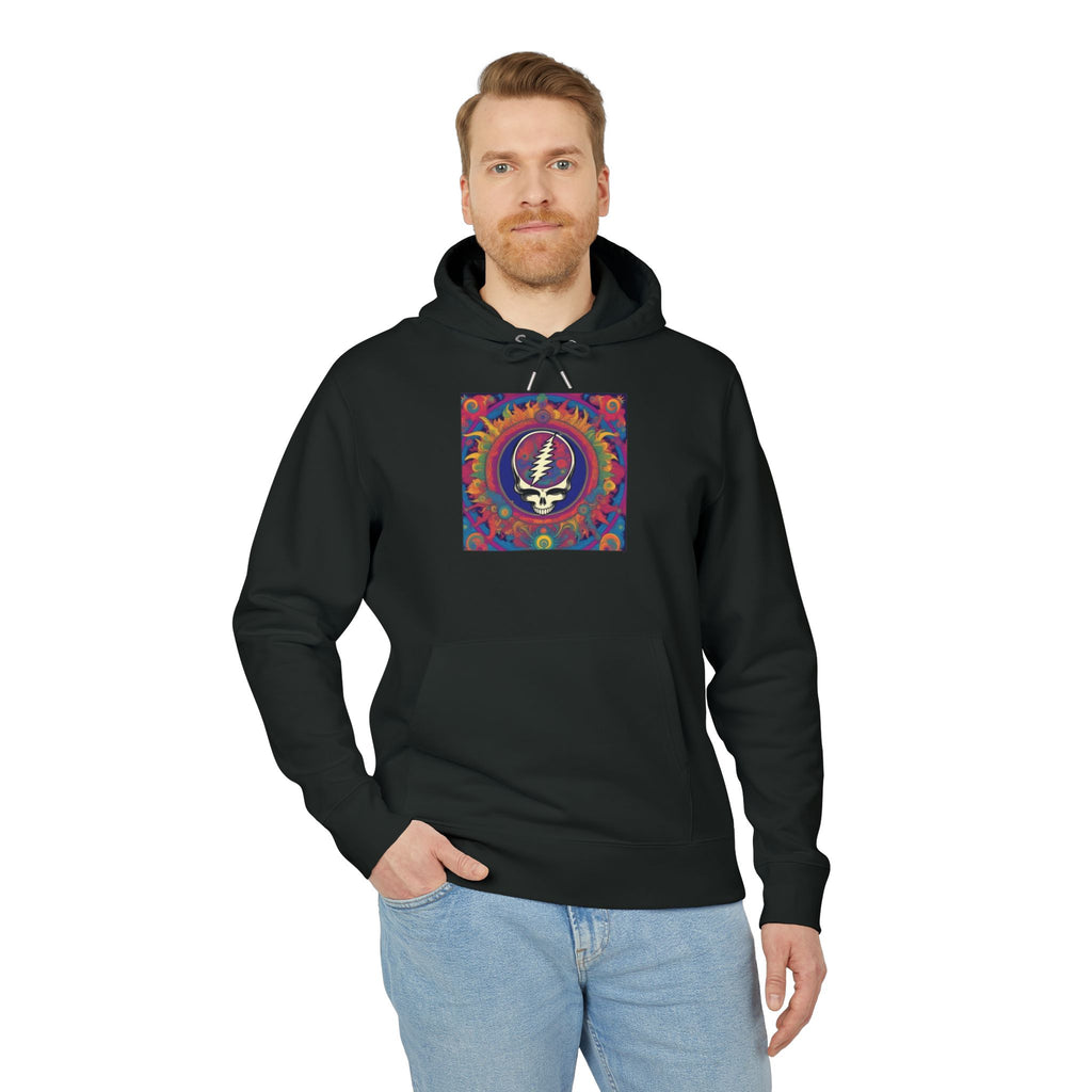 Psychedelic Steal Your Face hoodie | Grateful Dead skull lightning
