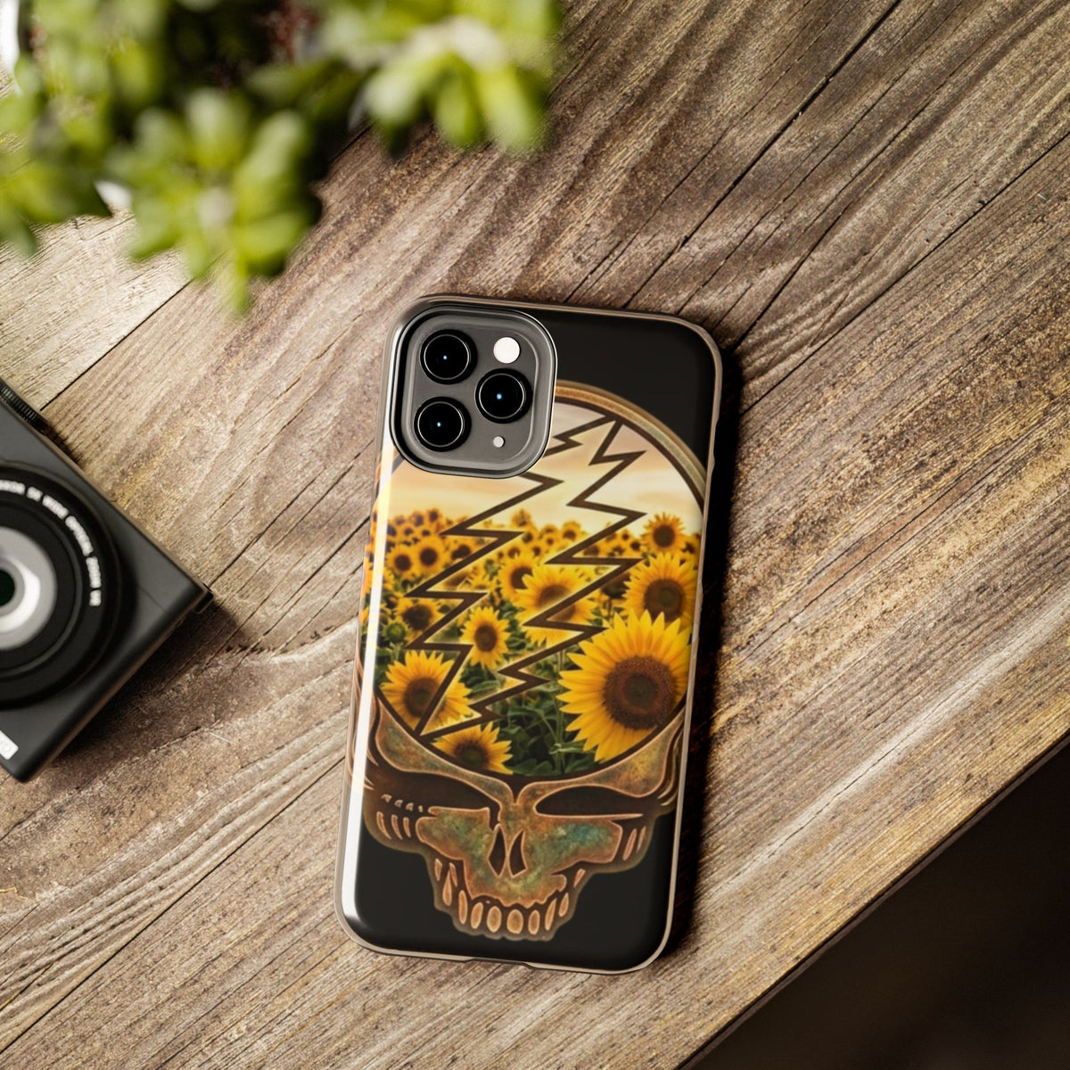 Sunflower Steal Your Face phone case | Grateful Dead inspired, Gift for. a deadhead