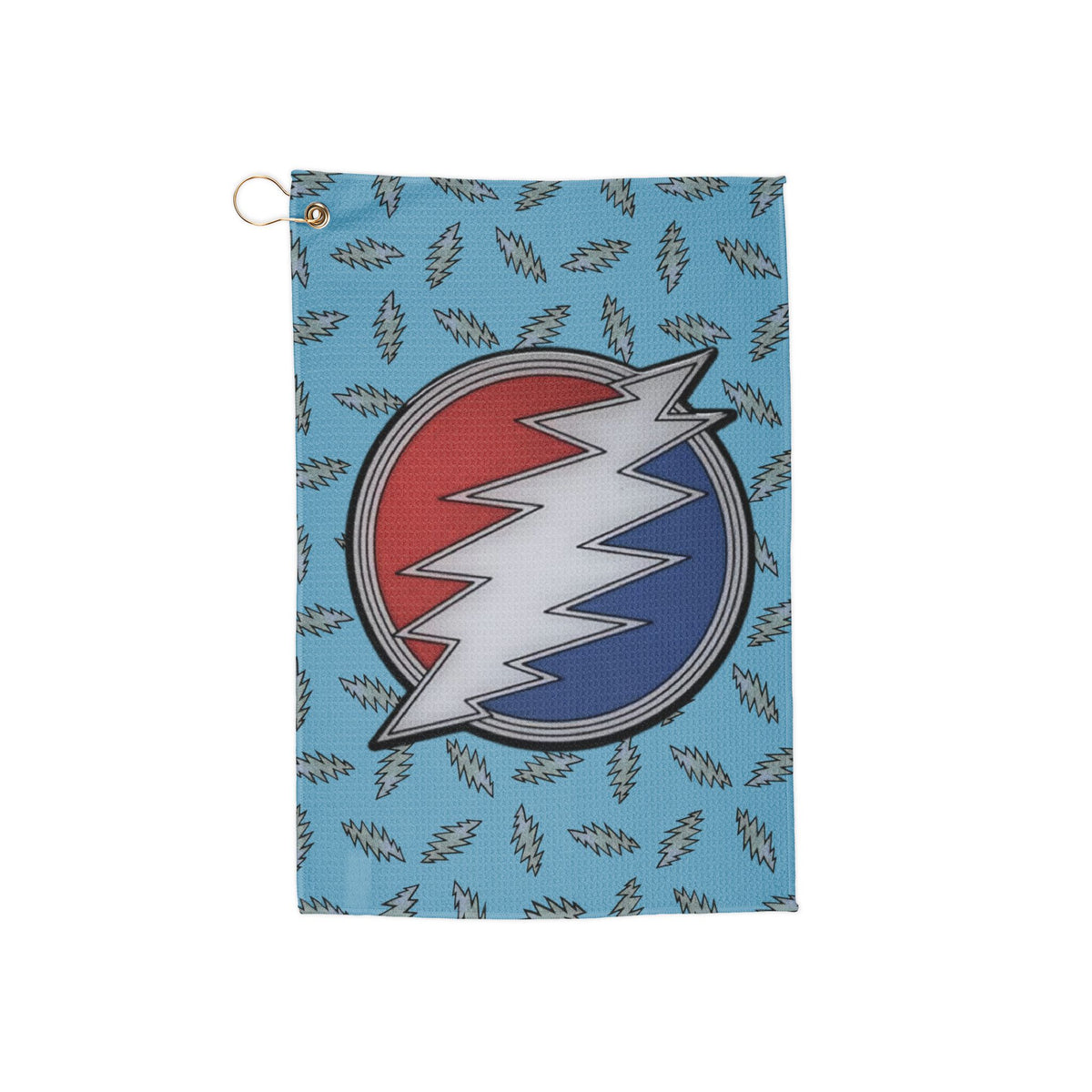 Golf Towel with Colorful Design, Perfect for Golf Lovers, Great Gift for Father's Day, Outdoor Sports Essential, Eco-Friendly Golf Accessory