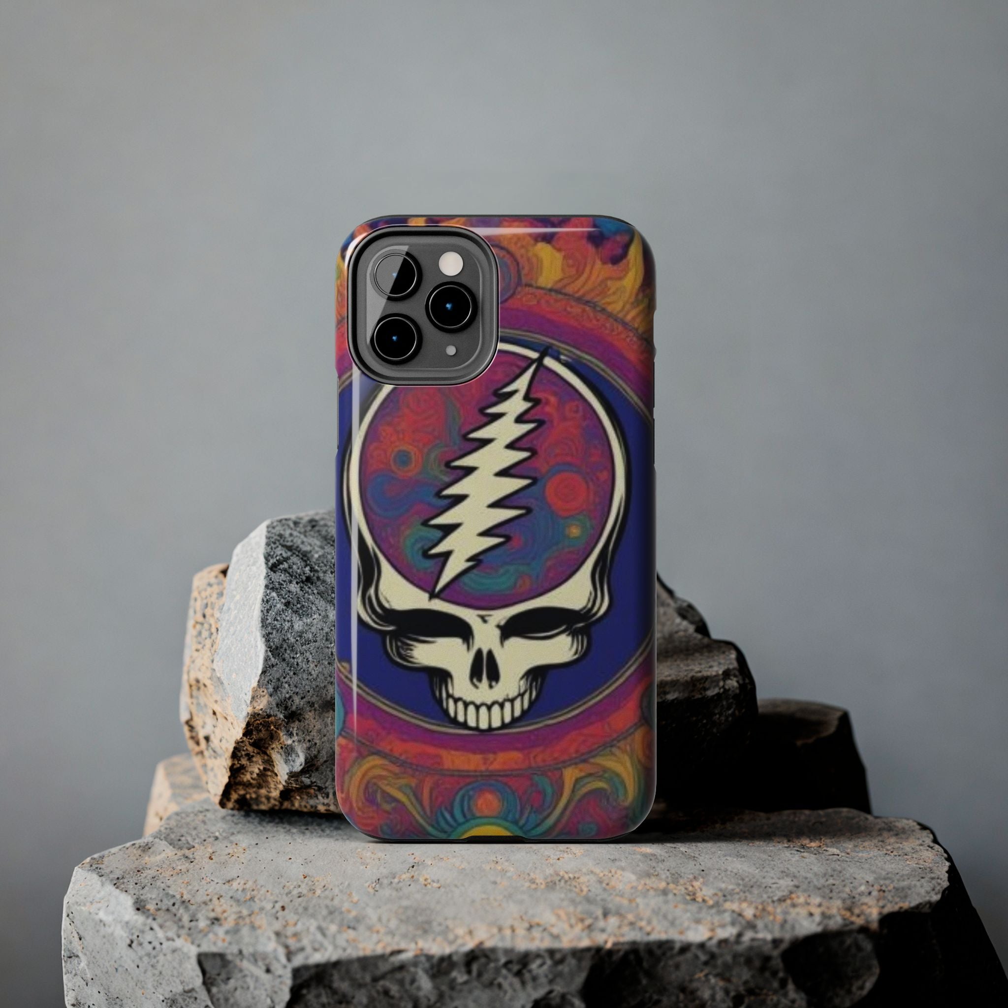 Steal Your Face Skull lightning bolt Phone Case | Protective iPhone cover