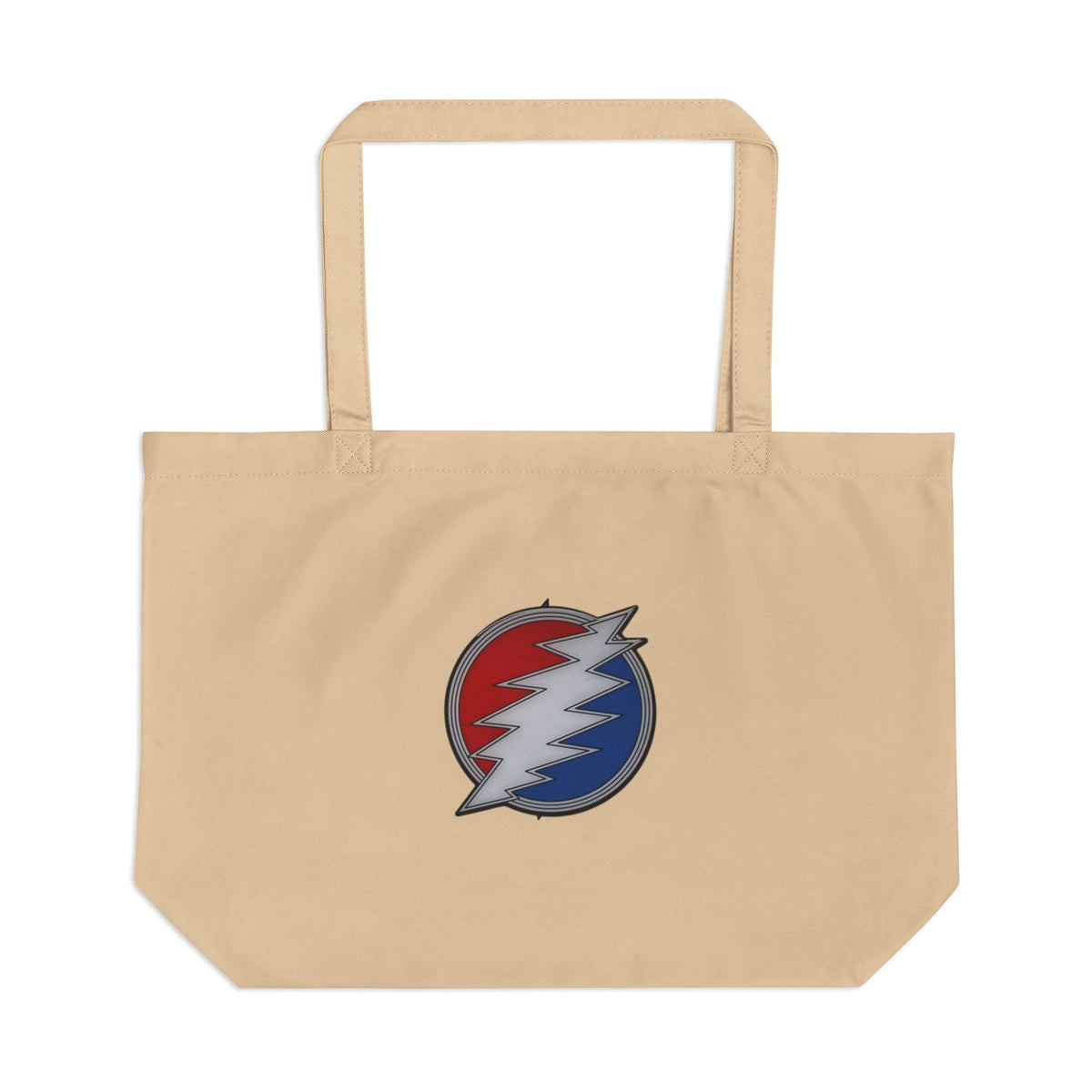 Large Eco Tote Bag | Grateful Dead Inspired, Reusable Shopping Tote, Festival Bag, Beach Tote, Gift for Music Lovers, Eco-Friendly