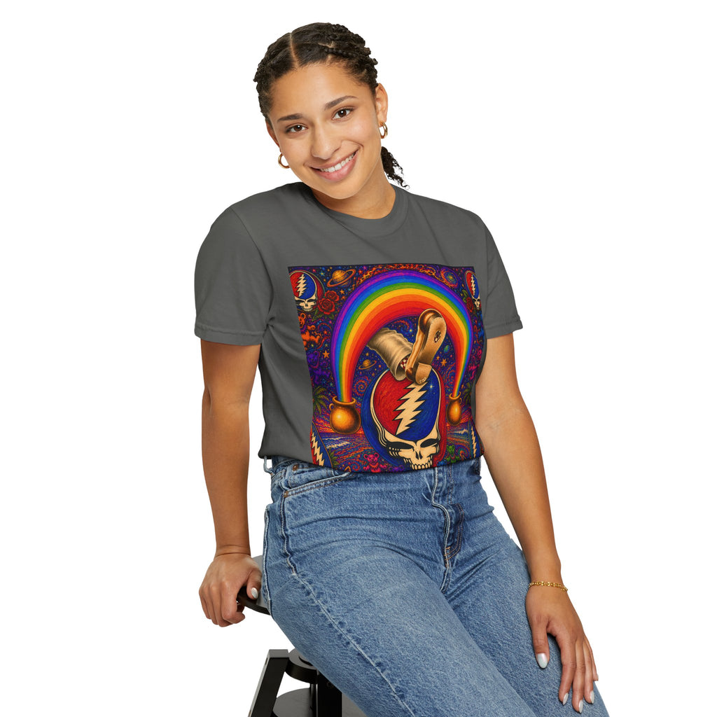 Steal Your Face Skull with RainbowT-Shirt | Psychedelic Rock Tee